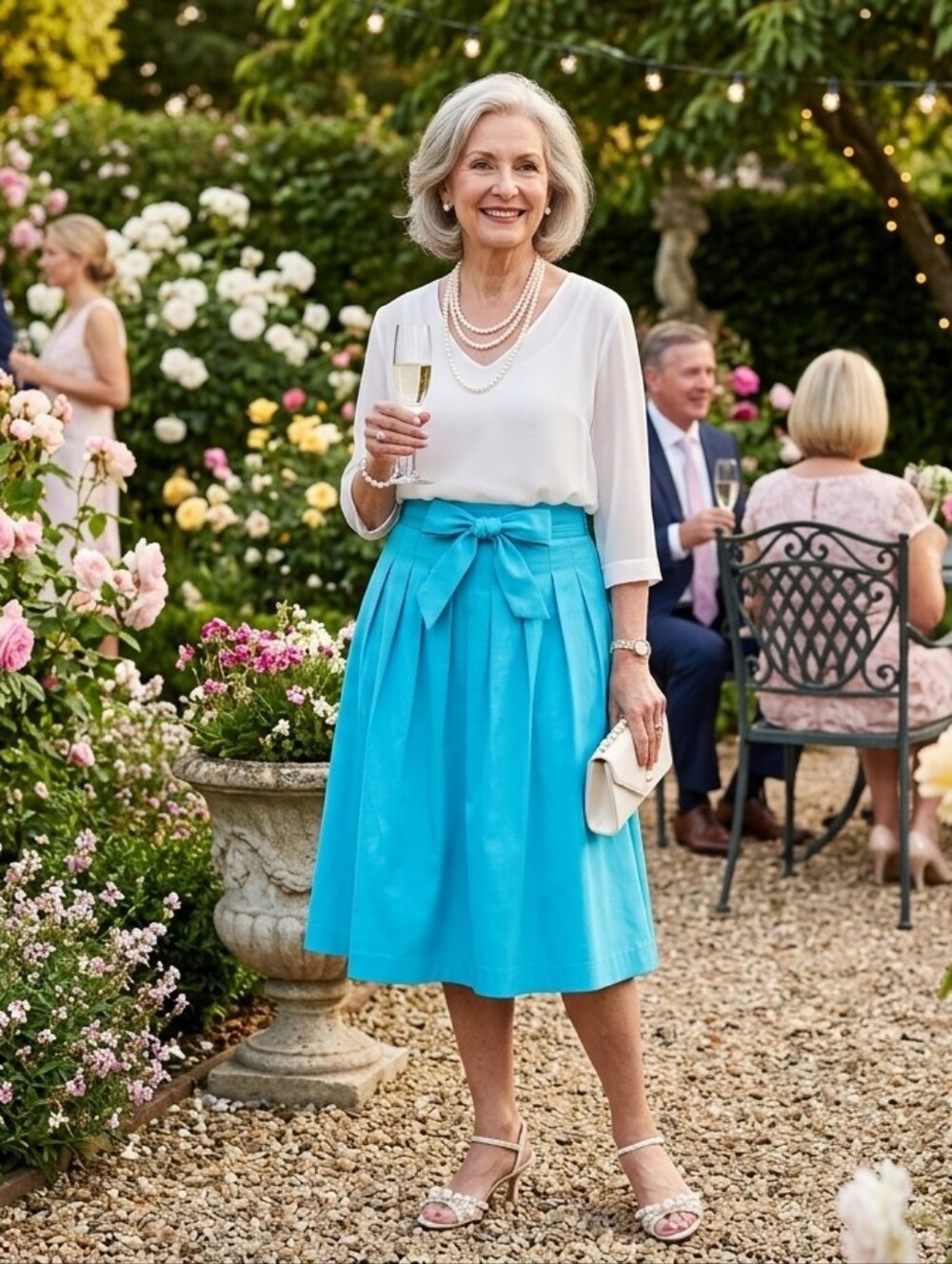 Talbots Tie Waist Skirt